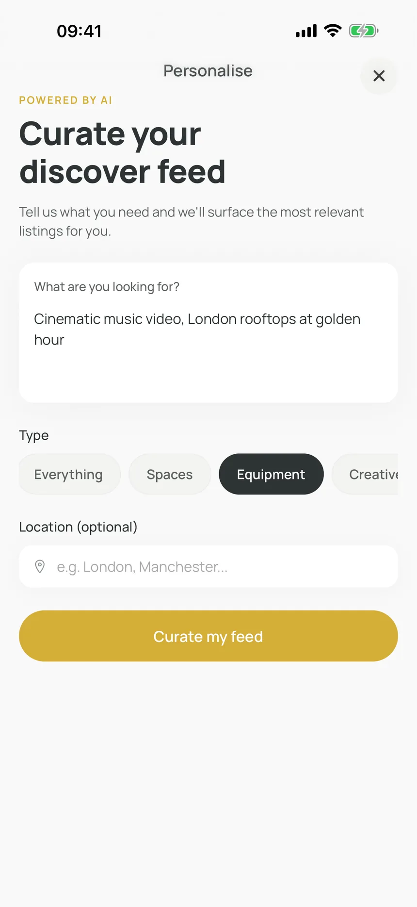 Kreatex app: AI Co-Pilot