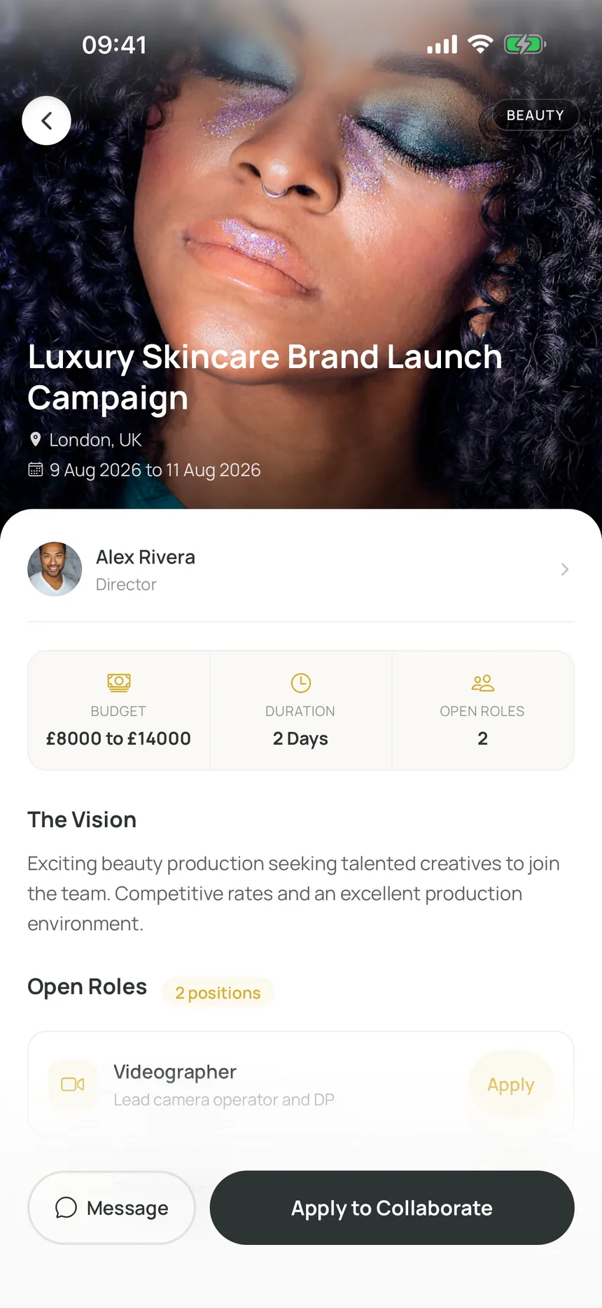 Kreatex app: Join the project